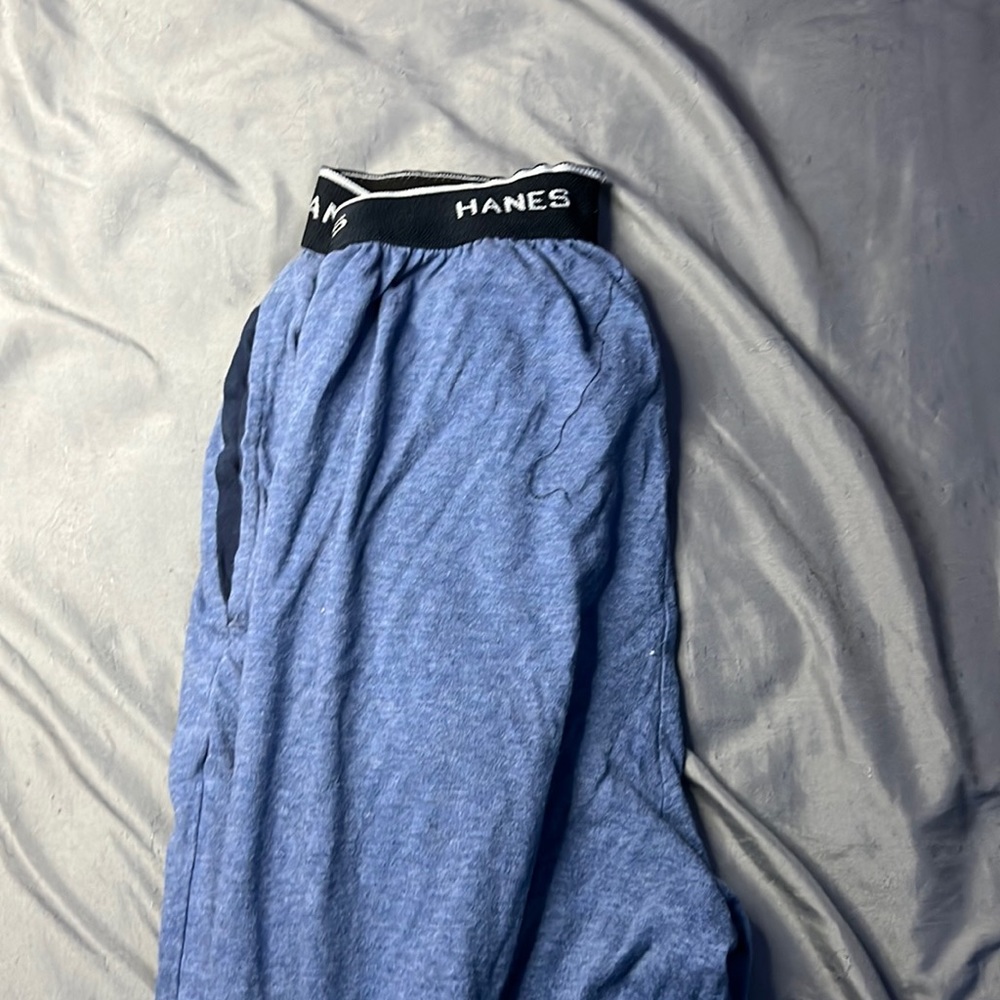 blue pajamas